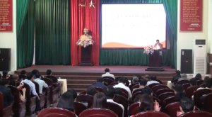 Lễ công bố quyết định của Ủy ban Thường vụ Quốc hội về việc sáp nhập xã Lâm Xa và Tân Lập vào thị trấn Cành Nàng